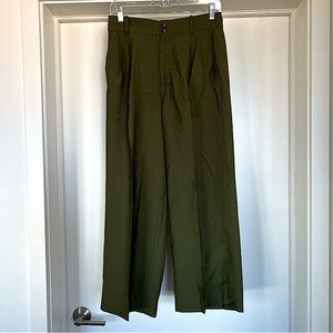Madewell Drapey Pleated Wide Leg Pant